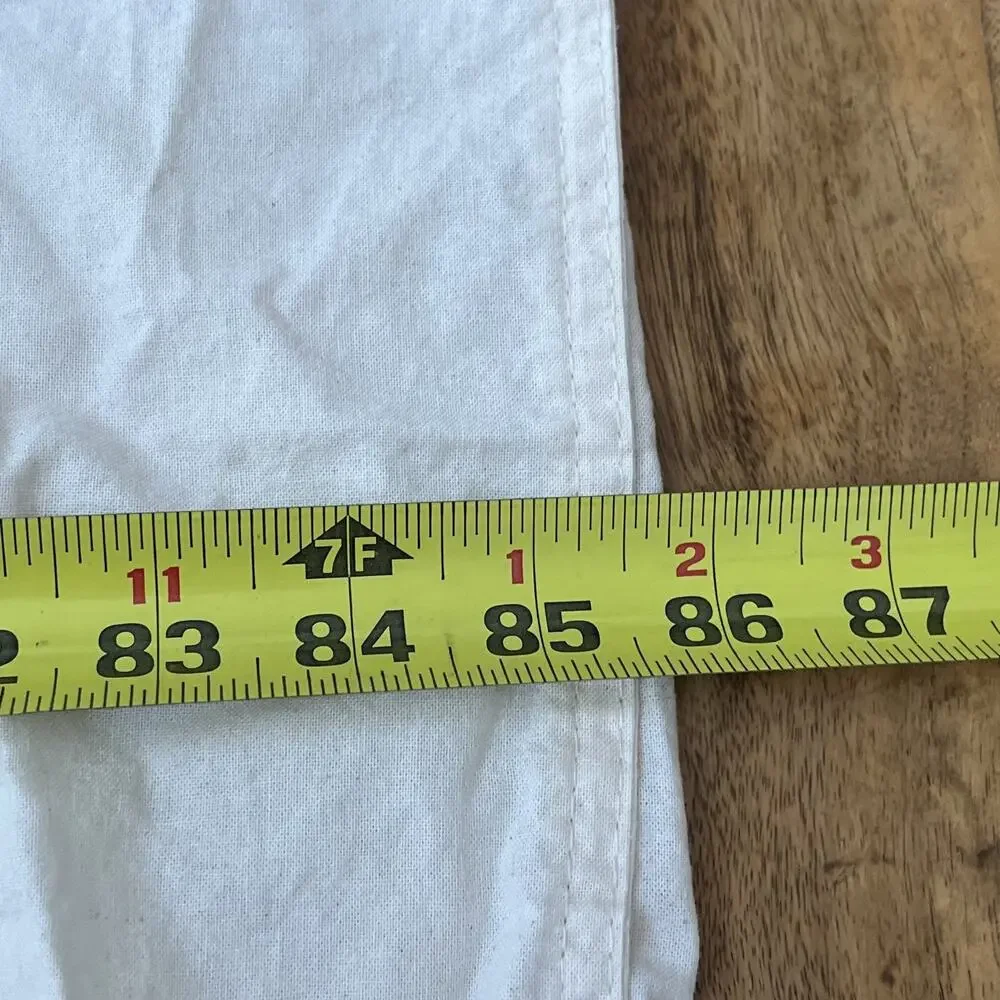 IKEA Ängslilja Duvet Cover Full Queen 218cm x 218cm Cream 100% Cotton